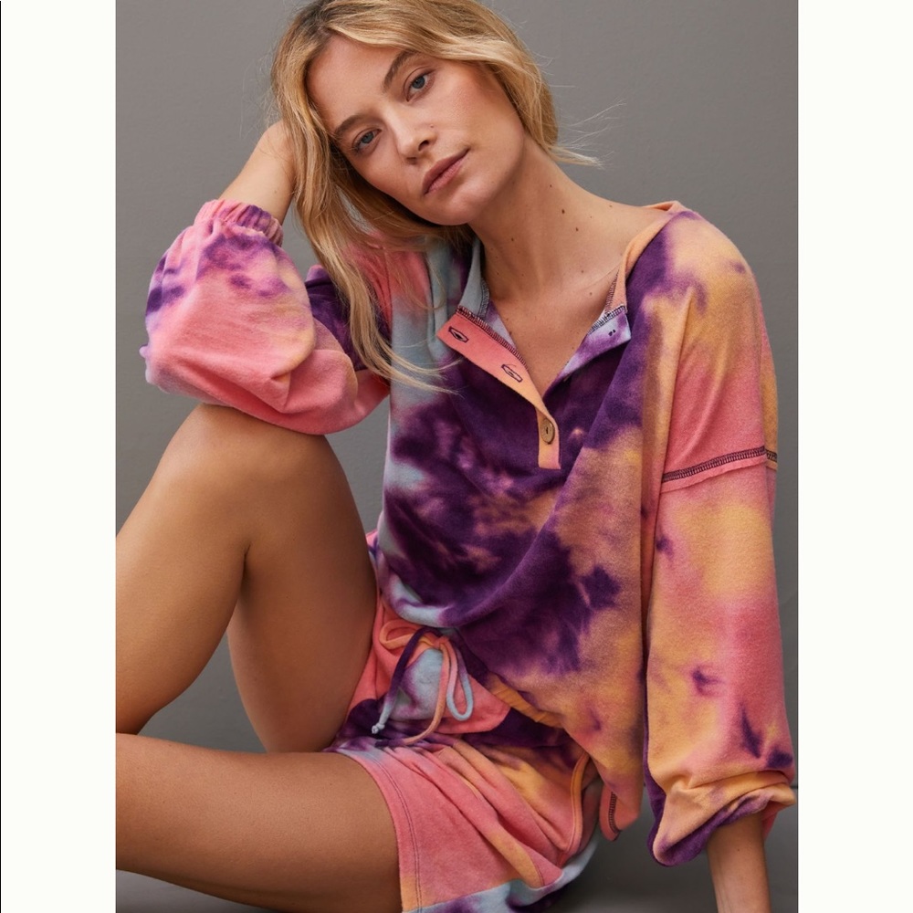 Anthropologie Malika Tie-dye set